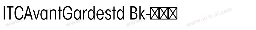 ITCAvantGardestd Bk字体转换